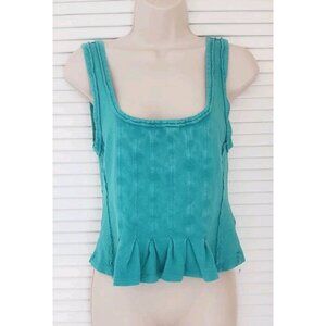 NEW WE THE FREE ROLLER TANK BLUE SMALL